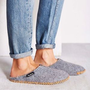 Woolrich Felt Mill Slipper, Grey/Black, Size M
